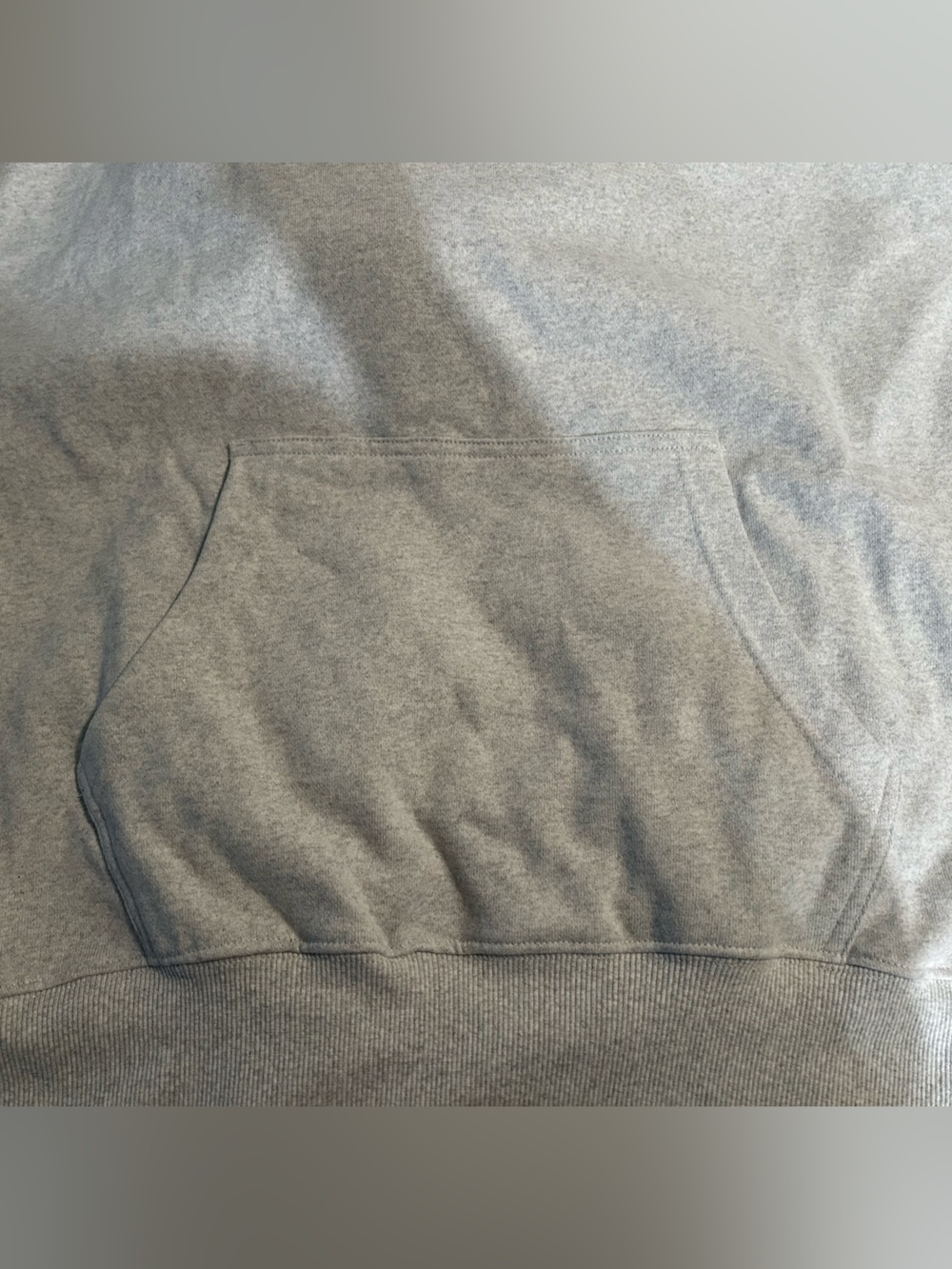 Daily Drills Oversized Fleece Hoodie - Heather Grey Size M/L NWT - Picture 4 of 7